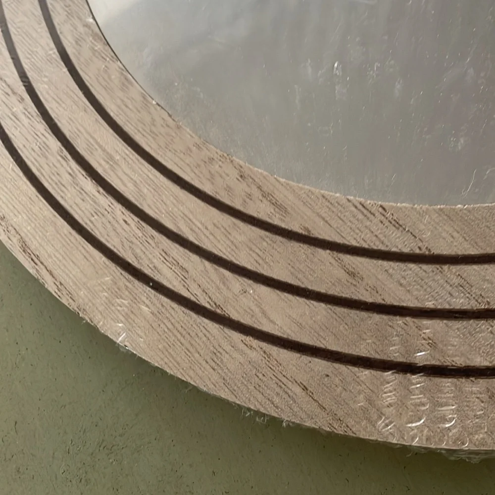 Circular Wood Mirror
